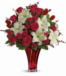 Love's Passion Bouquet by Teleflora Cottage Florist Lakeland Fl 33813 Premium Flowers lakeland
